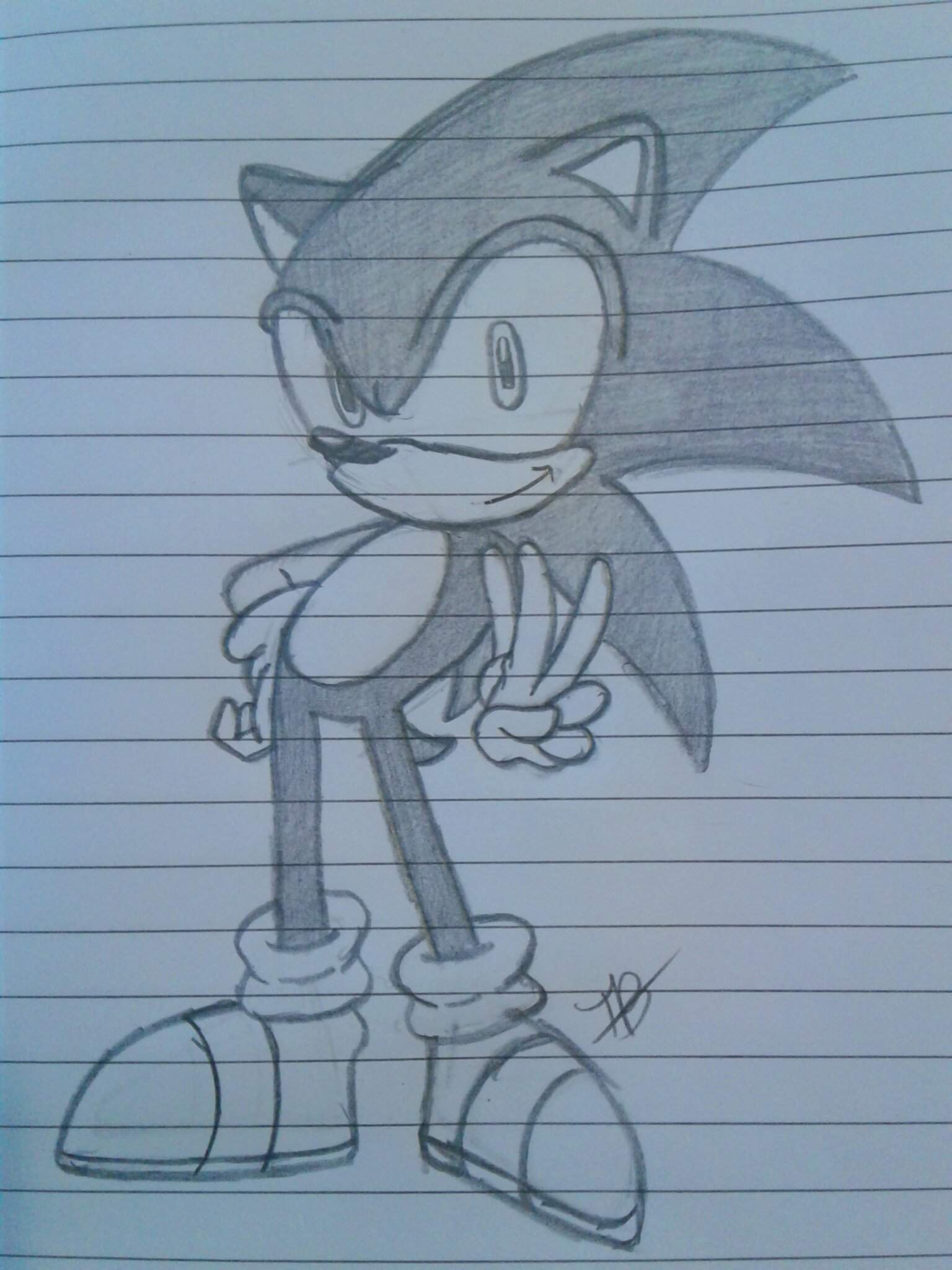 Modern Sonic Drawing | Sonic the Hedgehog! Amino