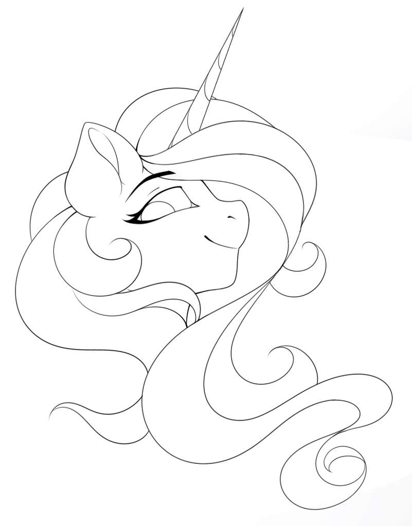 princess celestia drawing easy