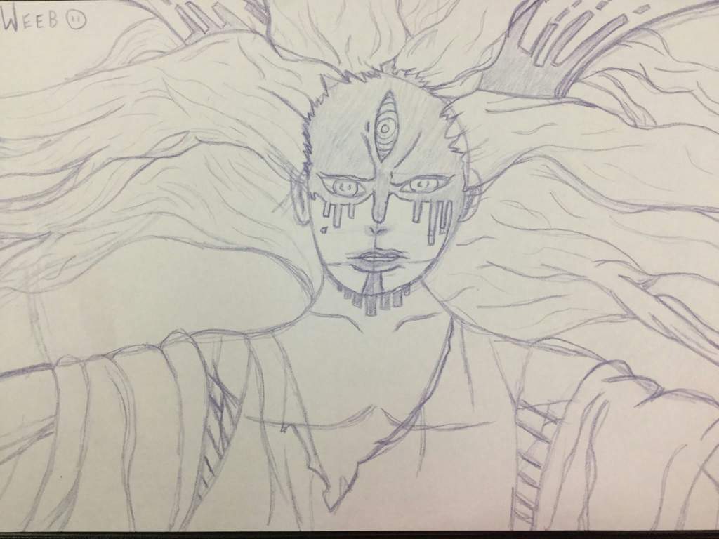 Momoshiki art! First digital art! | Naruto Amino