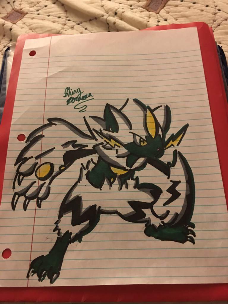 Shiny Zeraora Drawing | Pokémon Amino