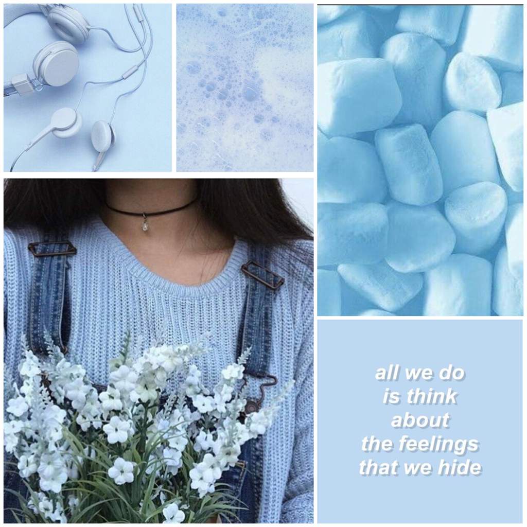 Blue Soft Aesthetic Tumblr - pic-power