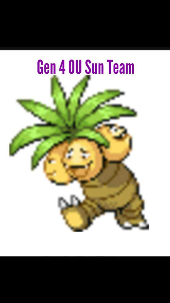 Gen 4 OU Sun Team Build | Pokémon Amino