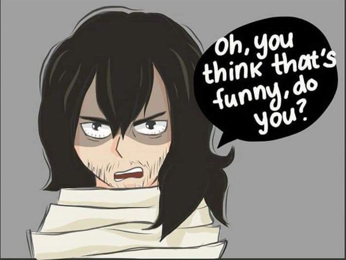 When Aizawa Don't Give A F 😐😂 