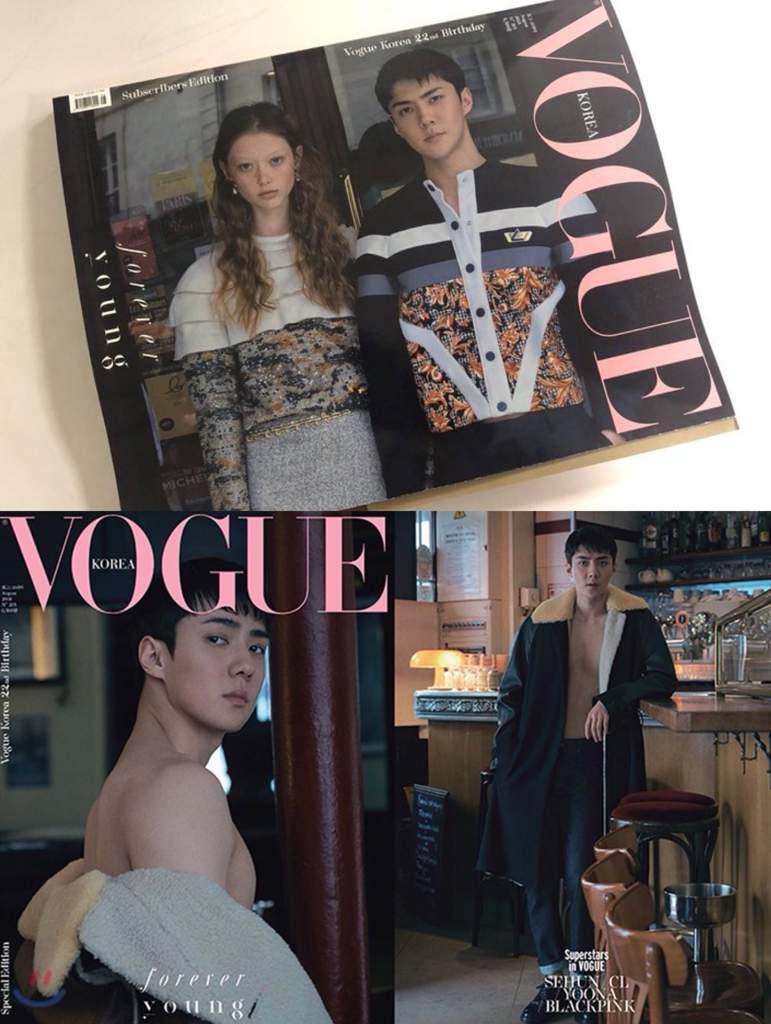 Sehun Hits Record Breaking Sales On The Cover Of Vogue Korea | Forever ...