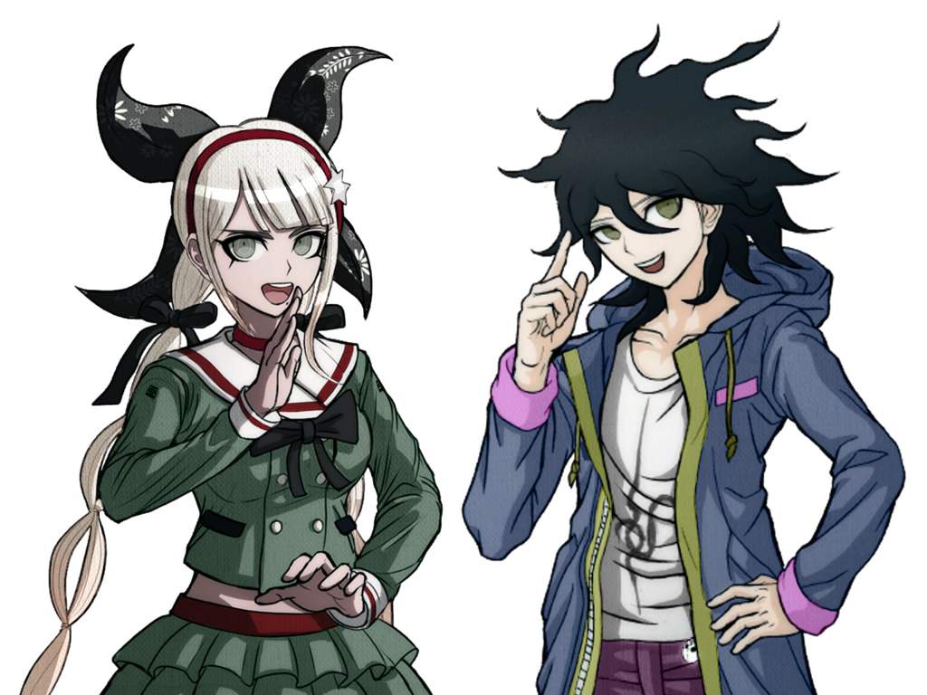 Tenko & Nagito | Color Swap Sprite Edit (Set #3, Edit #3) | Danganronpa ...