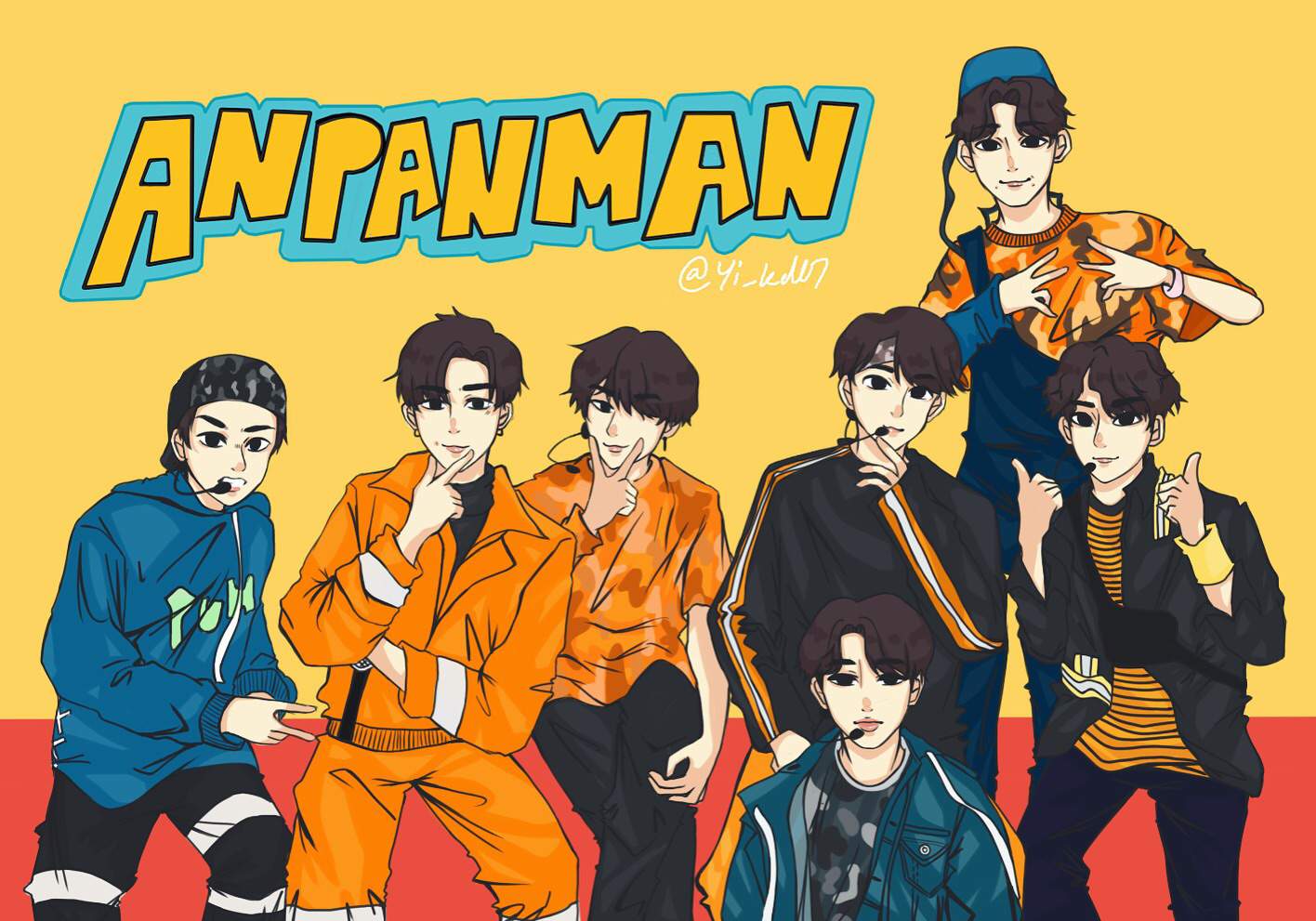 BTS ANPANMAN | Anime Art Amino