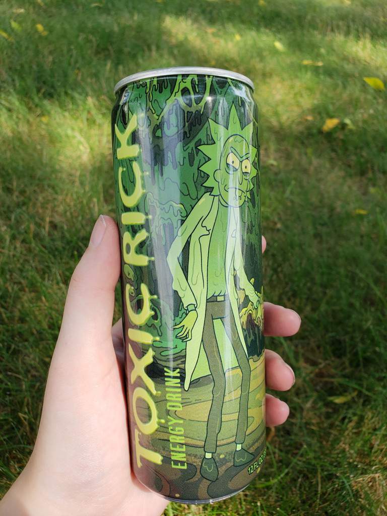 Rick and Morty TV Series Toxic Rick Energy Drink 12 oz Illustrated Can SEALED