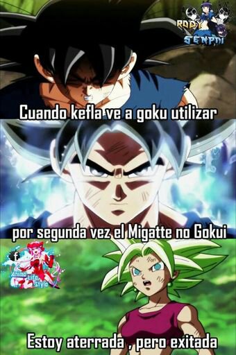 Memes parte 6 de Dragon ball súper con Goku x caulifla y kale y otros ...