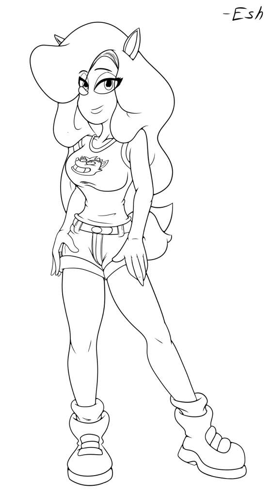 Tiptoes Tawna [Crash Bandicoot FANART] | Doodles And Drawings Amino