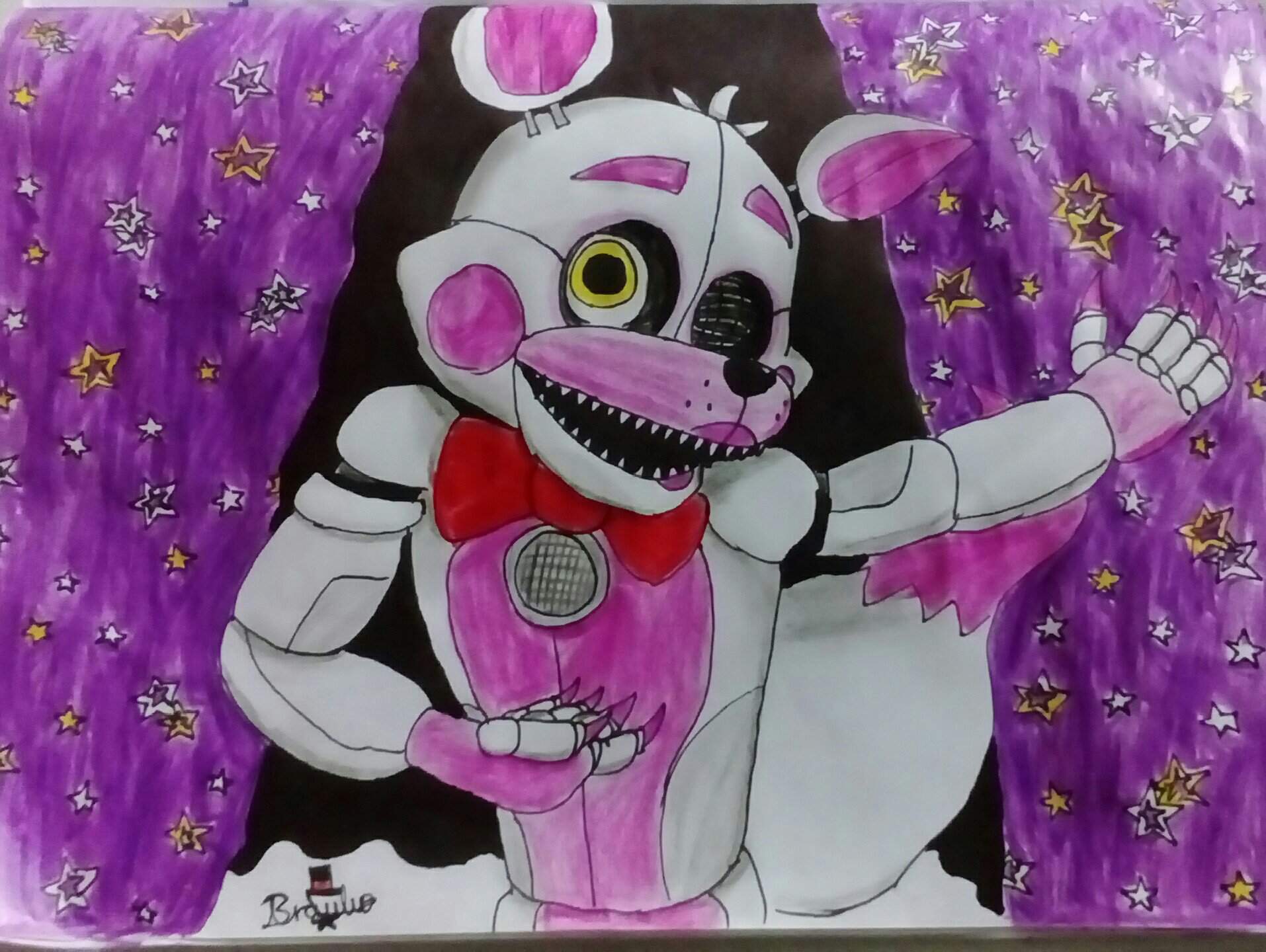 Dibujo de Funtime Foxy :D | FNaF Amino [ Español ] Amino