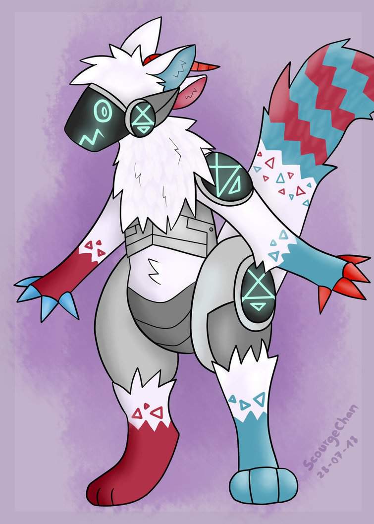 My first Protogen drawing | Primagen/Protogen Amino Amino