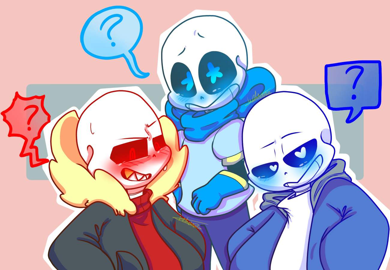 •Blushy Boys• [Swap, Fell, Classic] | Undertale AUs Amino