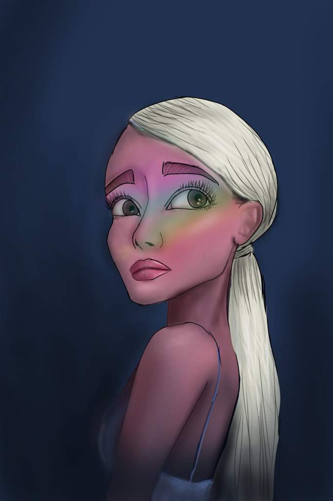 My New Drawing Of Ariana Grande No Tears Left To Cry