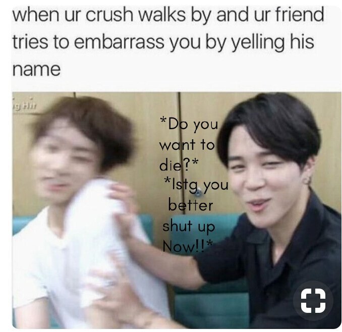 Crush memes(bts edition) | ARMY's Amino