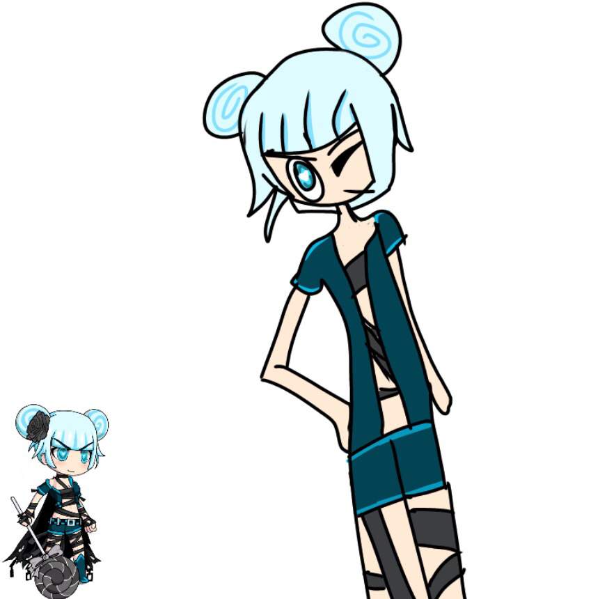 Soooo My Mom Made A Chacter In Gacha Studio And I Drew Here Chacter 