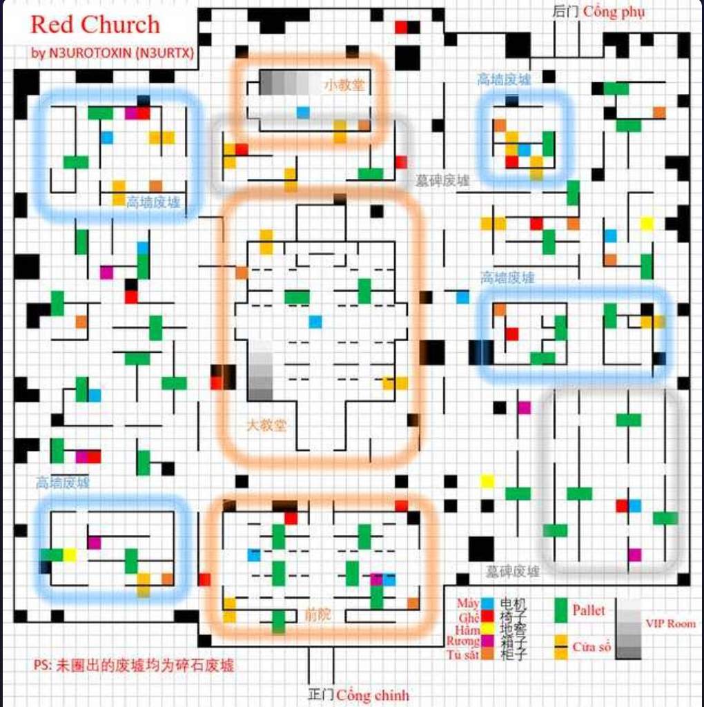 Red Church Map Unofficial Version Identity V Official Amino