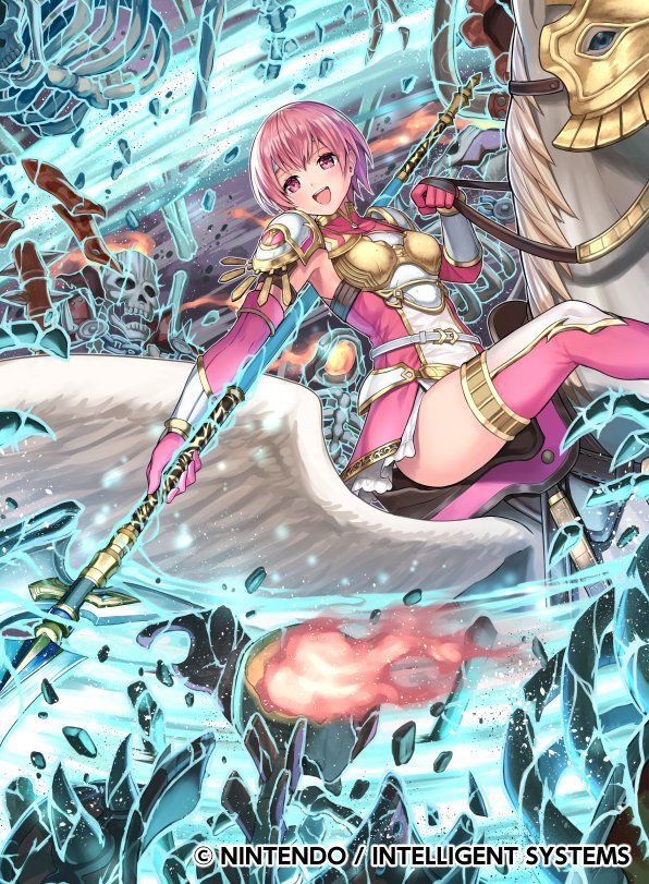 Est as she appears in the card game: Fire Emblem Cipher. 