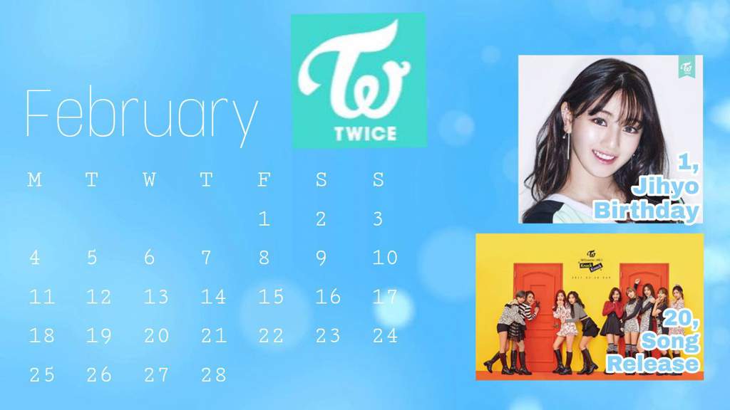 2019 TWICE Calendar | Twice (트와이스)ㅤ Amino