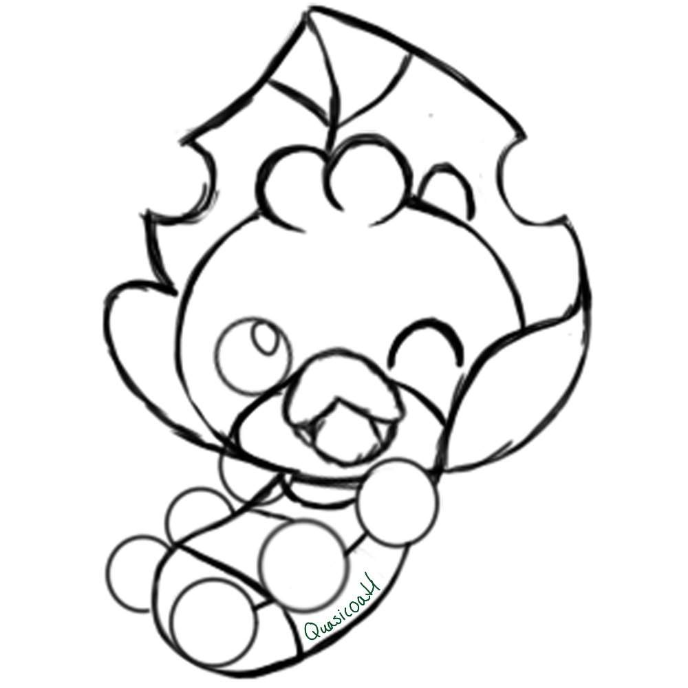 sewaddle coloring page easy pokemon