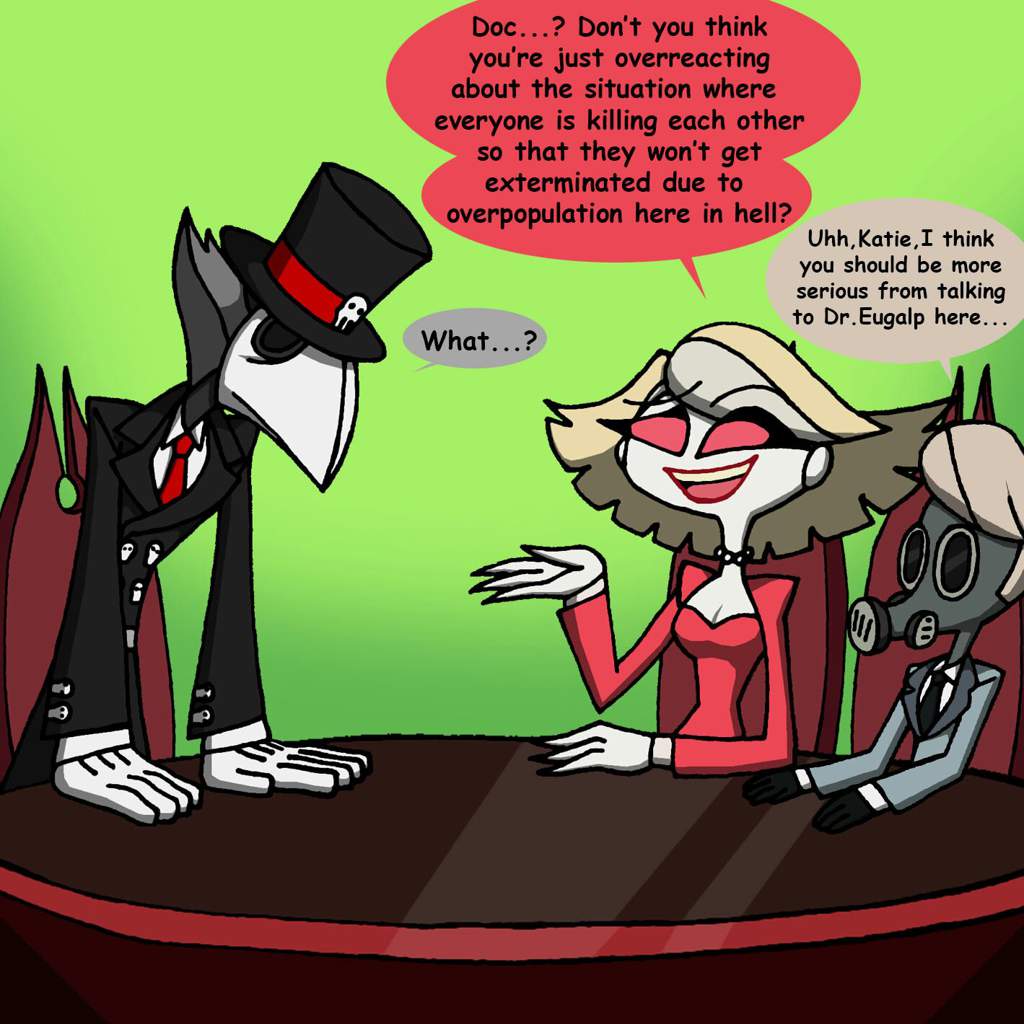 Hazbin Hotel OC: Interview with the old crow doctor | Hazbin Hotel ...