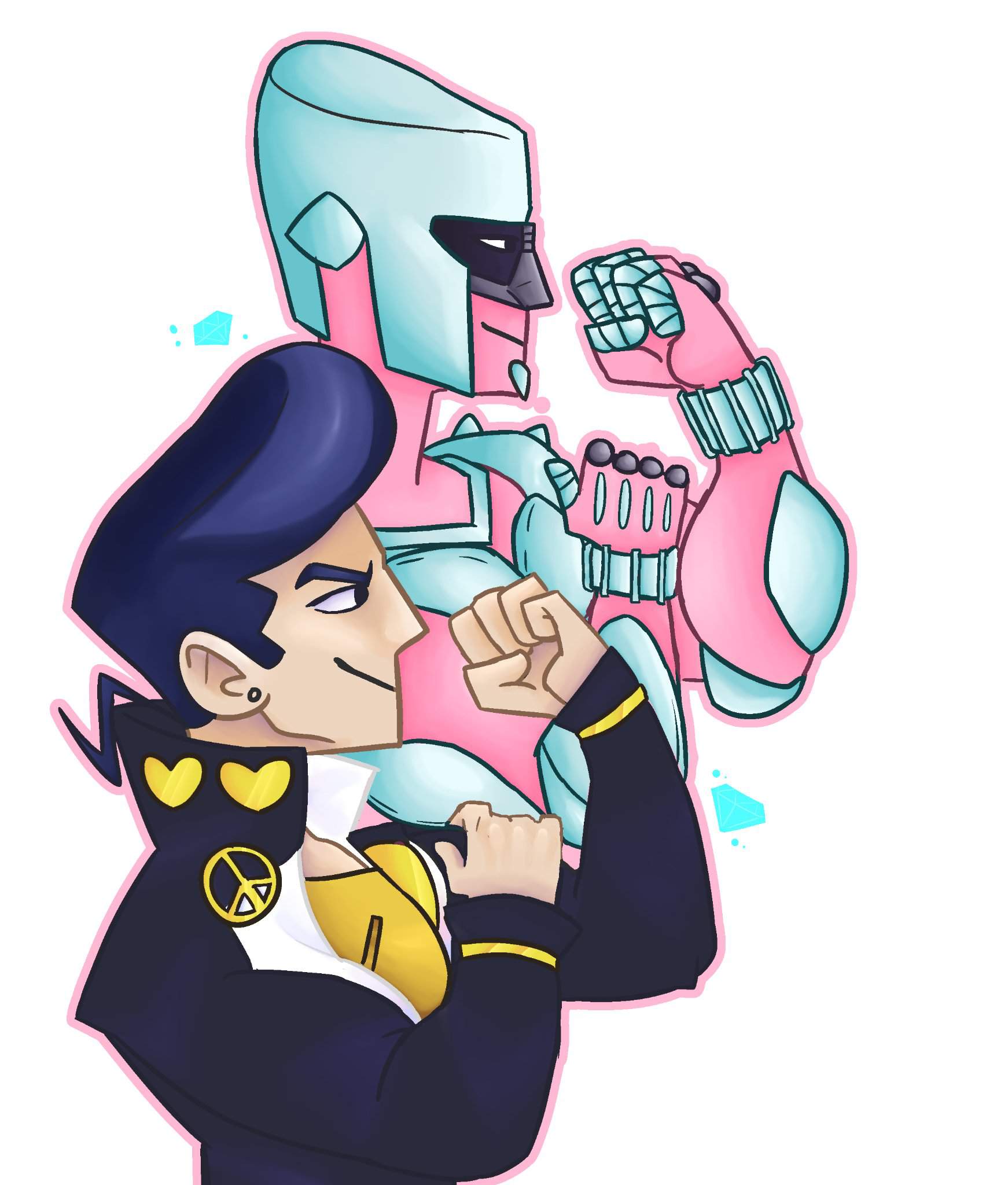 A couple of jjba pieces I've done over the past month | JoJo Amino Amino