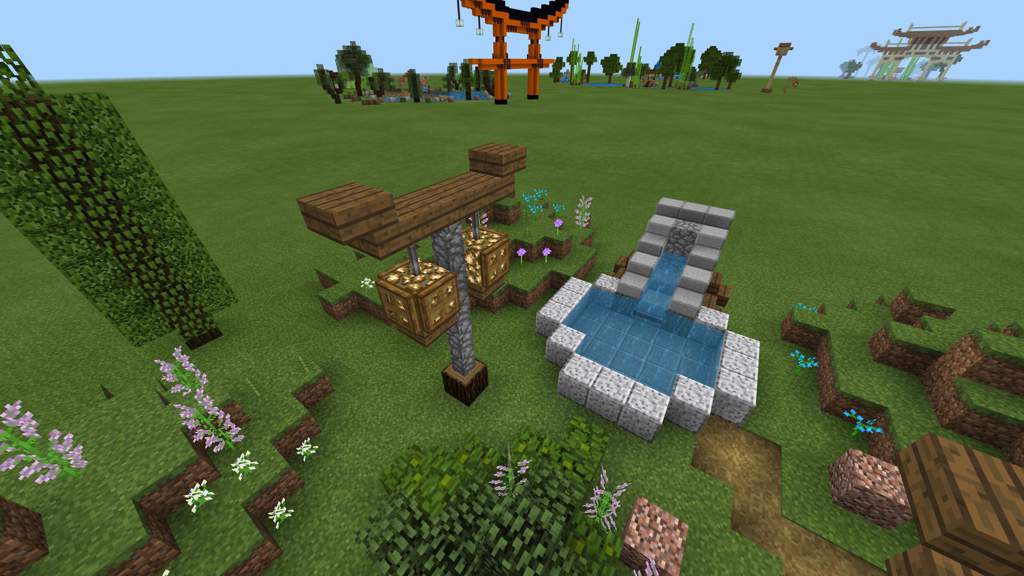 My Asian/Western water Garden Minecraft Amino