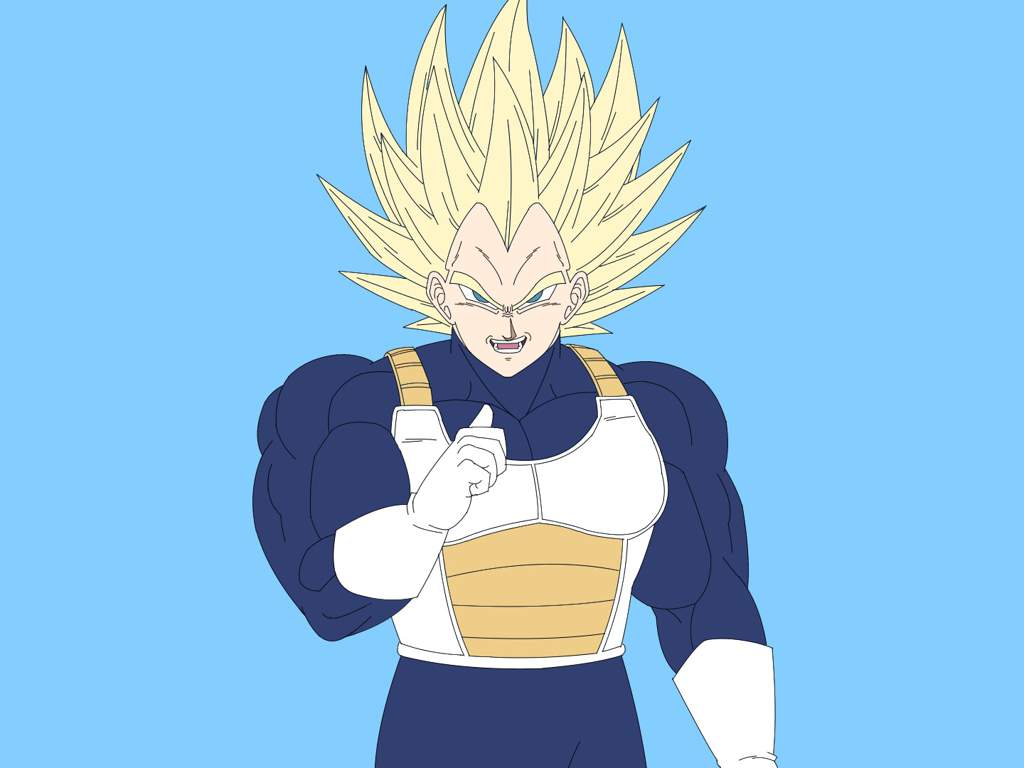 Super Vegeta Redraw | DragonBallZ Amino