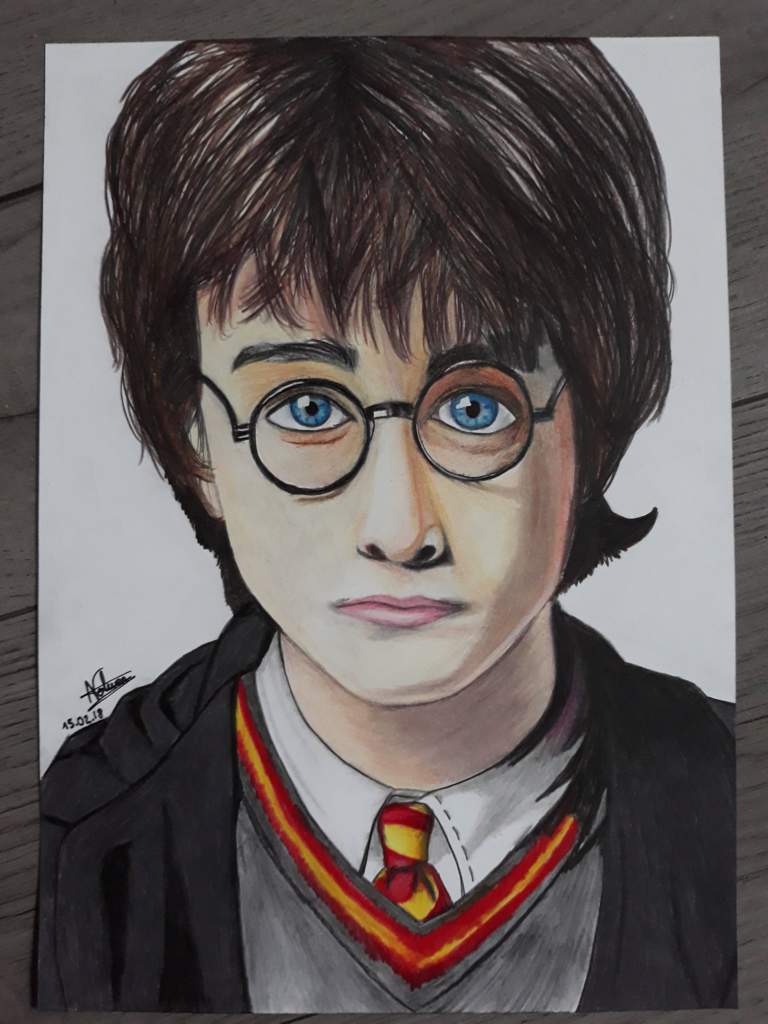 Dessin portrait Harry Potter / Daniel Radcliffe | Masis Amino