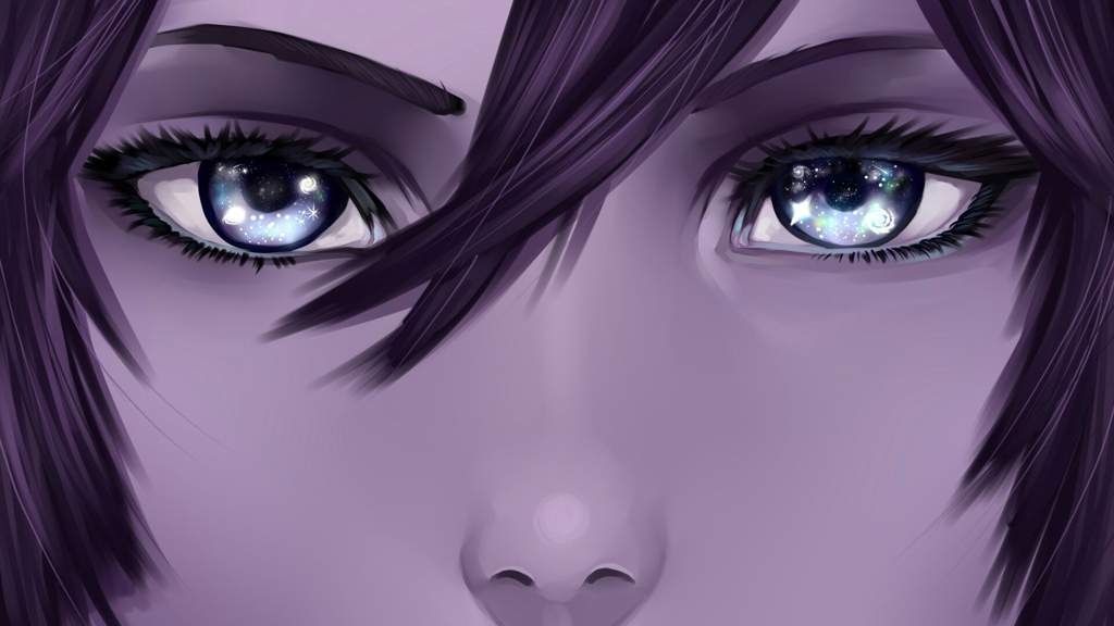 Anime girl augen
