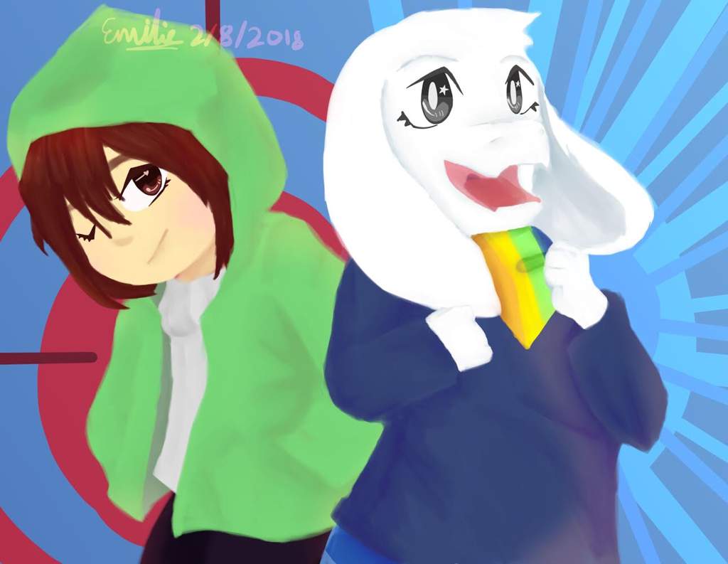Chara And Azzi August Day 2 Undertale Aus Amino