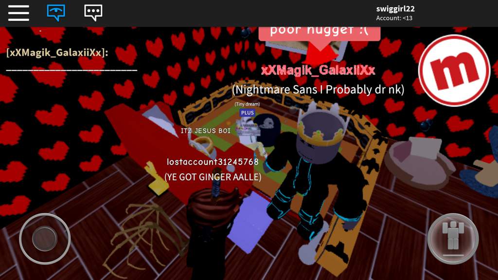 Some Nightmare And Dream Screenshots Roblox Undertale Amino - ginger roblox character