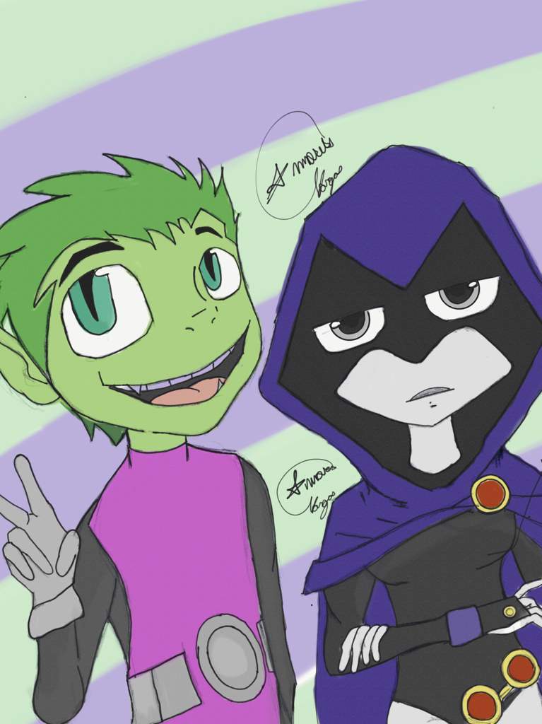 Beast Boy And Raven Teen Titans Amino