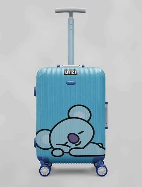 BTS Bangtan Boys BT21 X LINE FRIENDS Official Travel Bag Luggage Travel ...