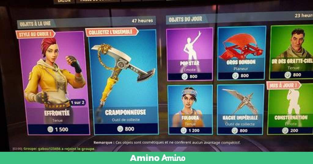 Boutique Du 3 Aout Fortnite Fr Amino - 