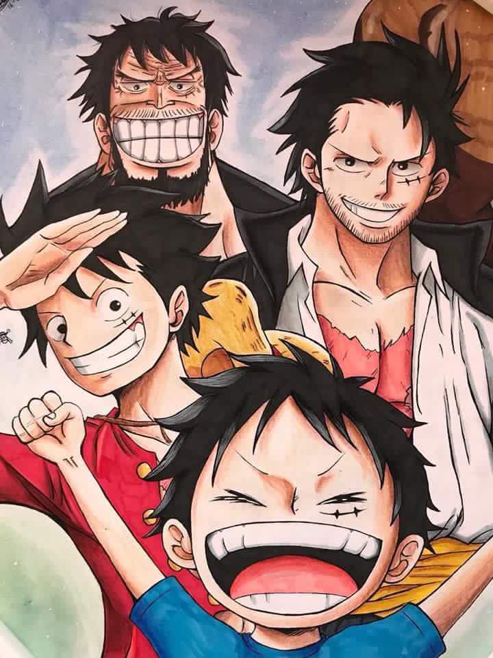 one piece luffy king