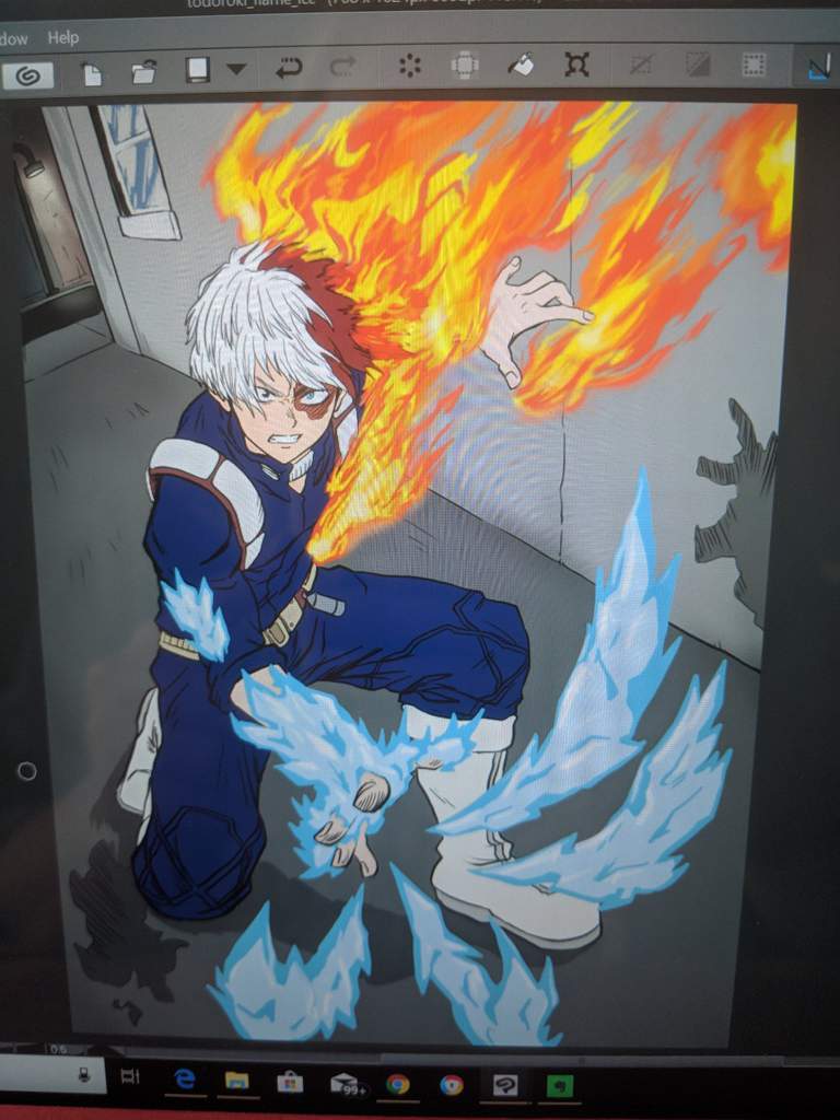 todoroki fire and ice cosplay