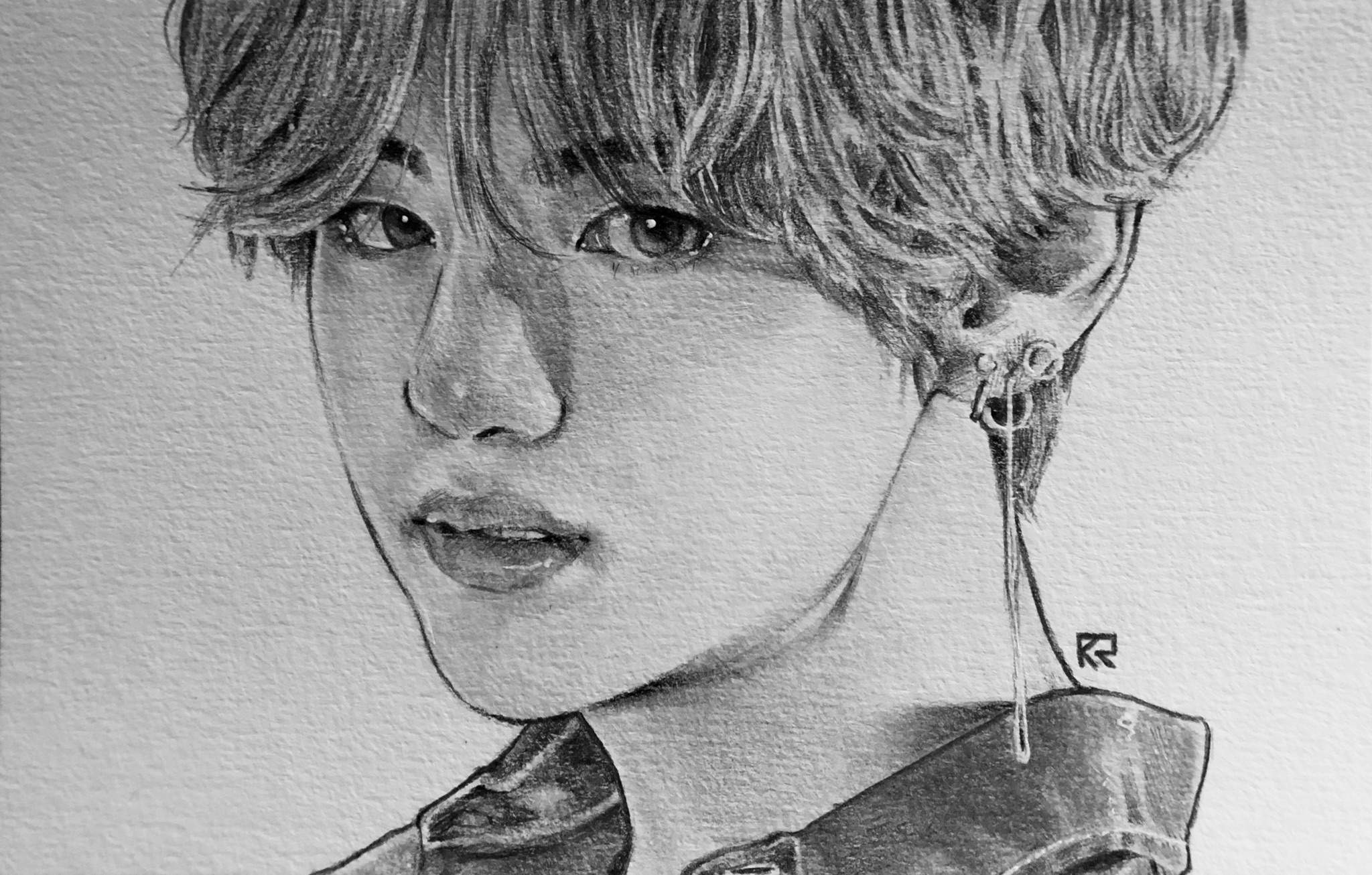 Kim Taehyung Fanart (Giveaway Commission) | ARMY's Amino