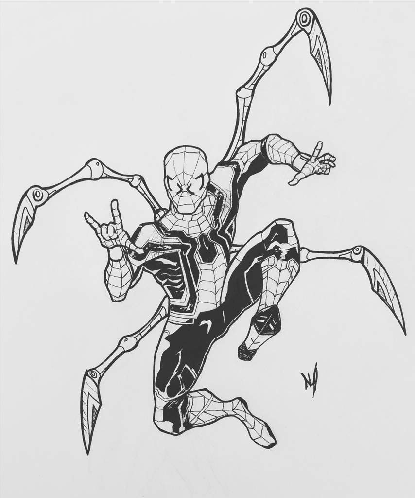 Iron-spider | DibujArte Amino