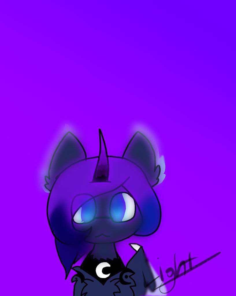 Attempt On Medibang To Draw Magnaluna Princess Luna Equestria Amino