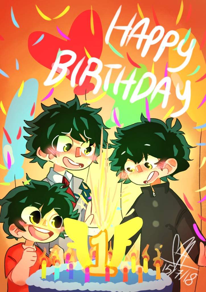 Happy birthday Deku! | My Hero Academia Amino