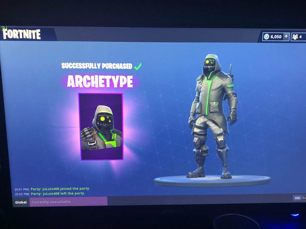  - archetype set fortnite