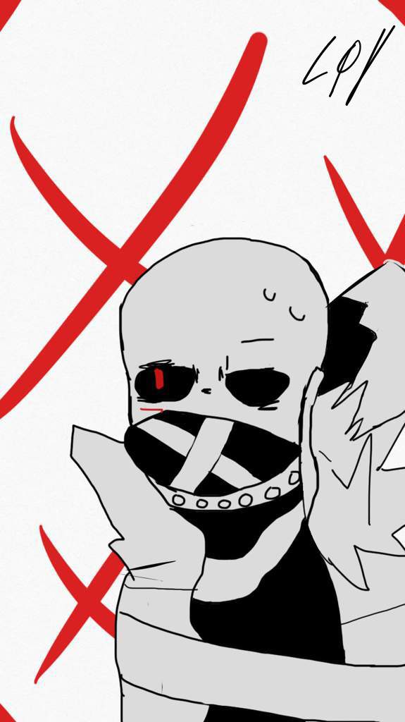 Cross Sans / Au-Xtale /(i used my pfp as an example to drawl cross ...