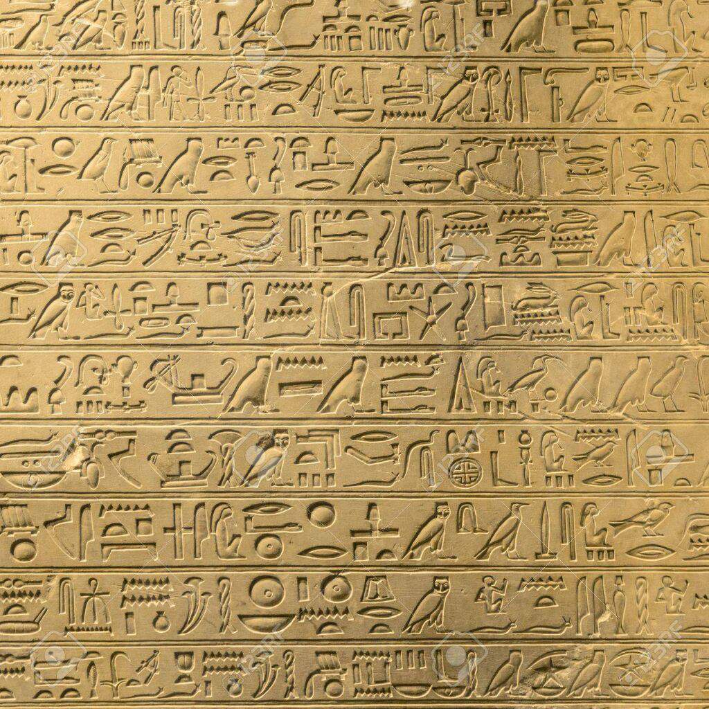 Египетские иероглифы текстура