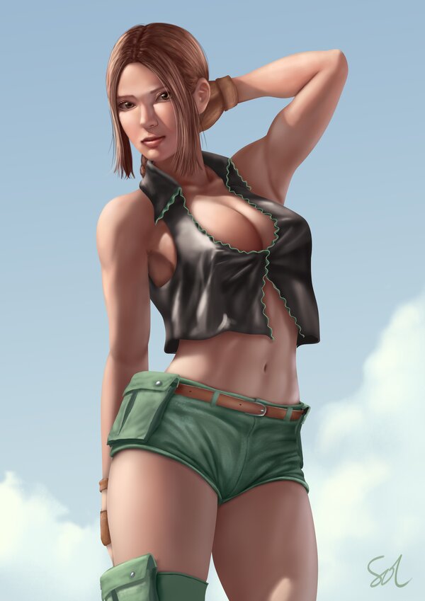 Tekken Challenge Day 26 Favorite Fan Art: Julia (Tekken 4 outfit) by Raphir...