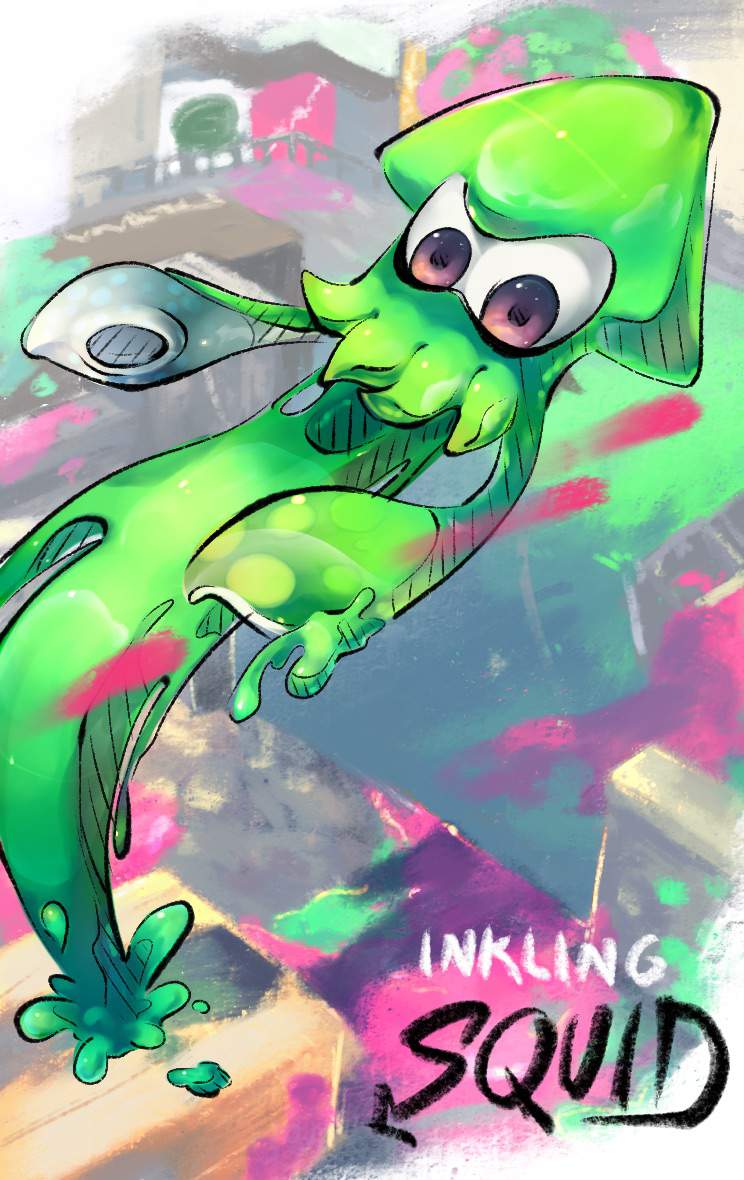 Inkling Squid Art! | Splatoon Amino