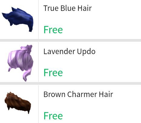 Avatar Free Hair In Roblox