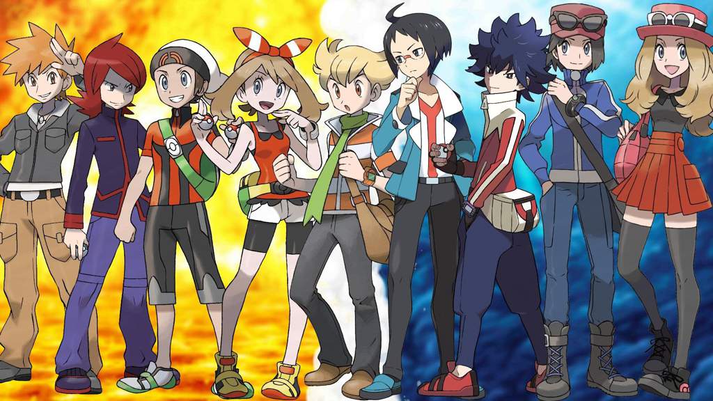 Image result for pokemon rival characters