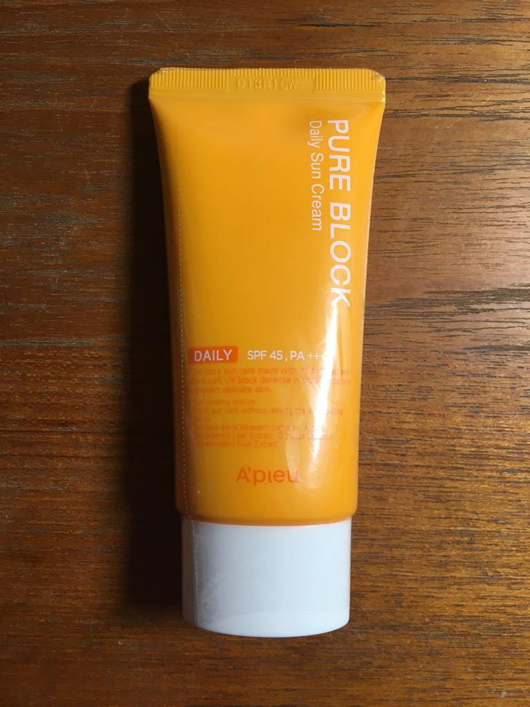 apieu pure block daily sun cream review