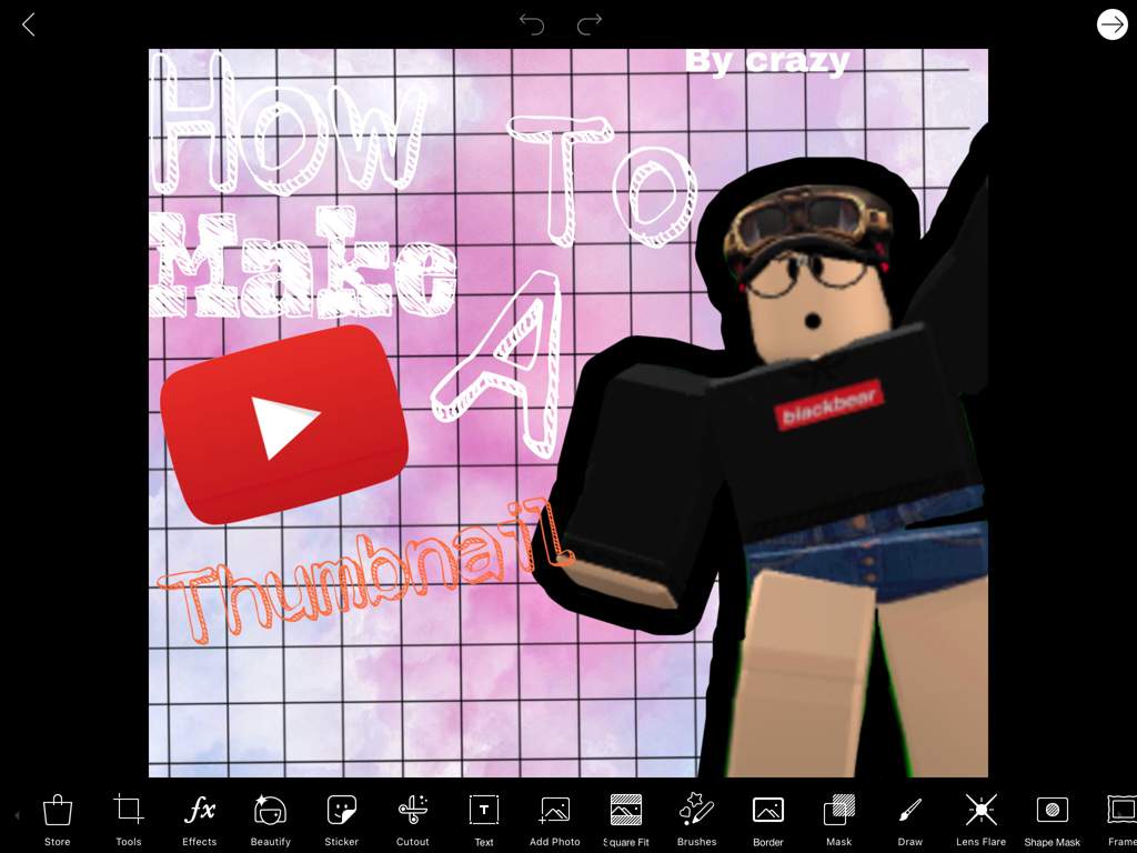 How To Make A Thumbnail Roblox Amino - how i make my roblox thumbnails part 2 step by step tutorial