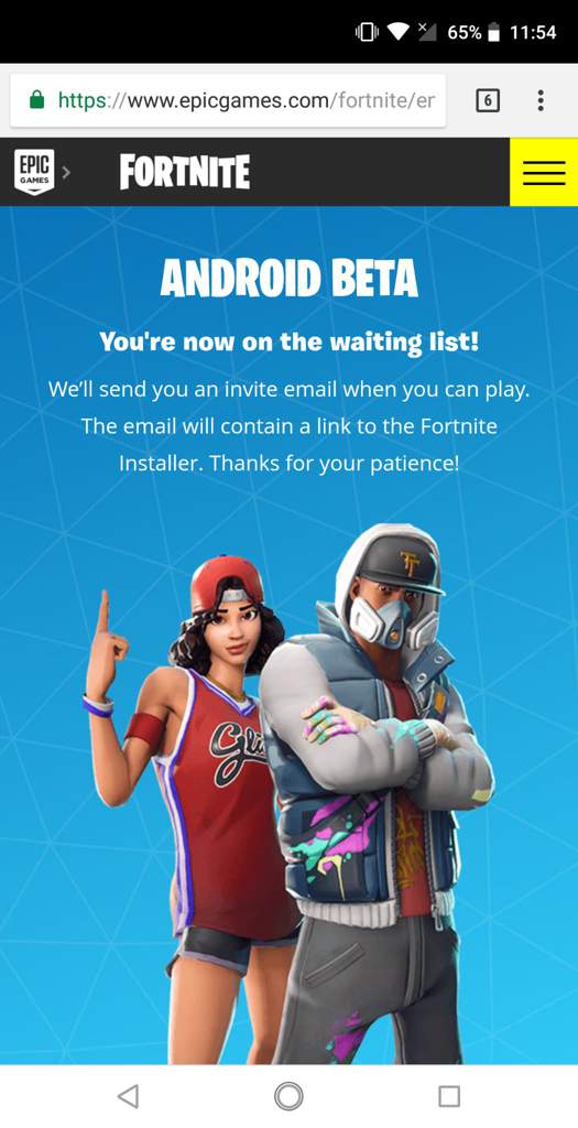 i am going to test fortnite android beta - fortnite android beta test